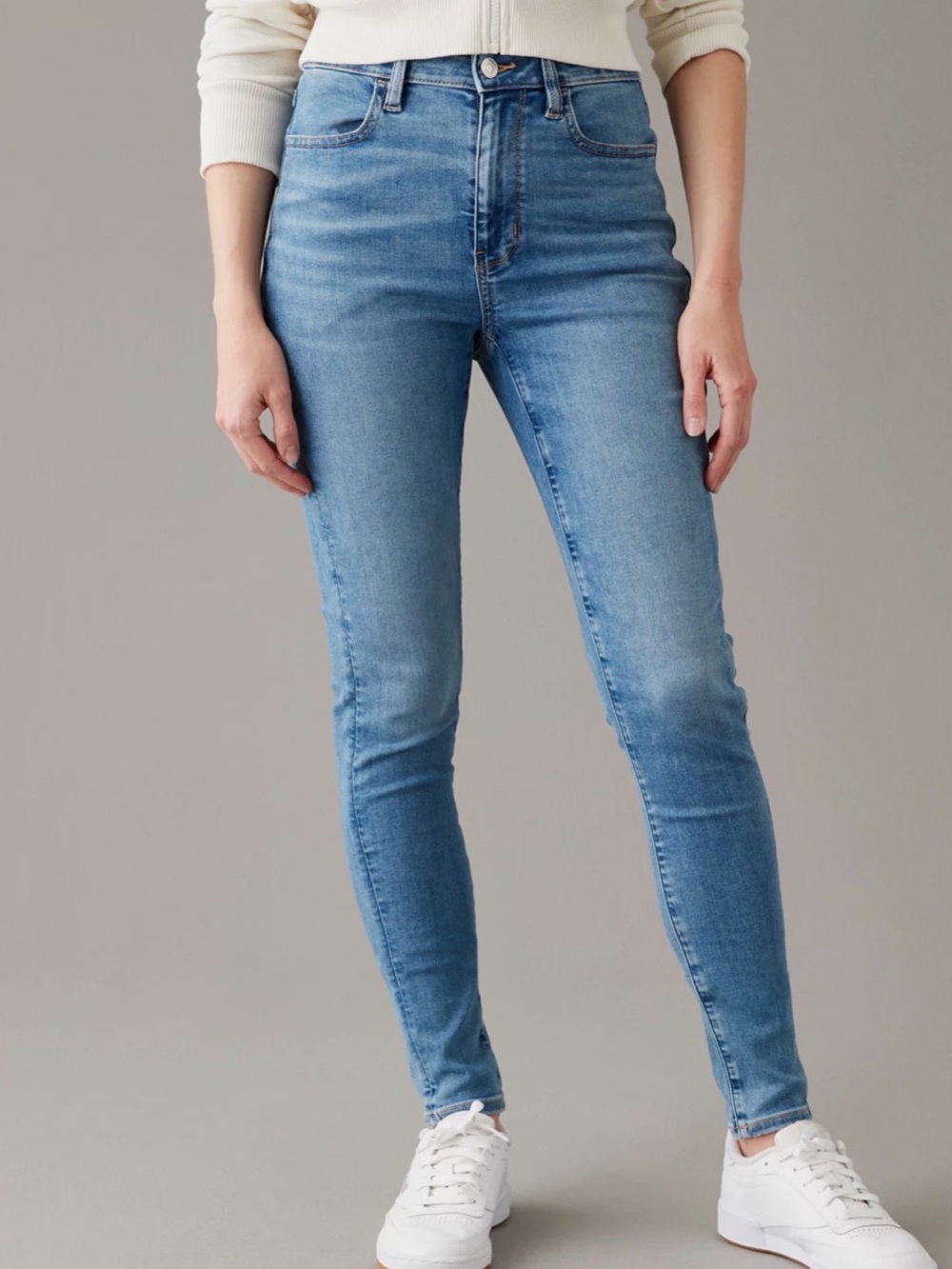 American Eagle Outfitters Light Blue Skinny Jeans - Women's